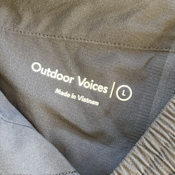 Outdoor Voices Men’s RecTrek 7" Short Black Size Large Unlined Performance - Picture 5 of 6